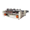 Double pcs semi-automatic corrugated box folder gluer machine